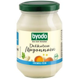 Majonéz, delikatess, üveges, bio, Byodo (250 ml)