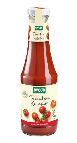 Ketchup, paradicsomos, bio, Byodo (500 ml)