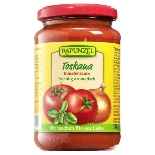 Paradicsomszósz, toscana, bio, Rapunzel (340 g)