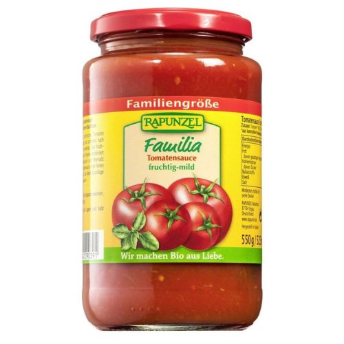 Paradicsomszósz, családi, bio, Rapunzel (550 g)