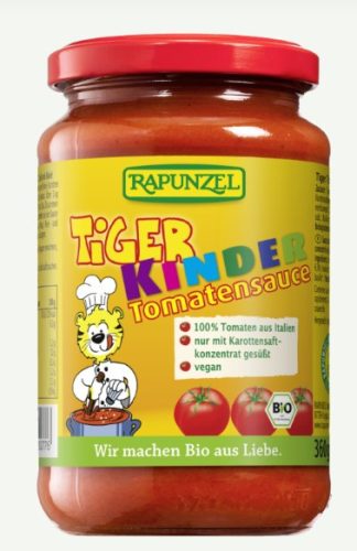 Paradicsomszósz gyerekeknek, bio, Rapunzel (360 g)