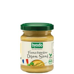 Mustár, dijoni, üveges, bio, Byodo (125 ml)