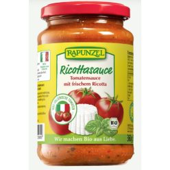 Paradicsomszósz, ricottás, üveges, bio, Rapunzel (360g)