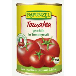 Hámozott egész paradicsom dobozban, bio, Rapunzel (400g)