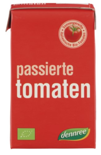 Passzírozott paradicsom, bio, Dennree (500g)