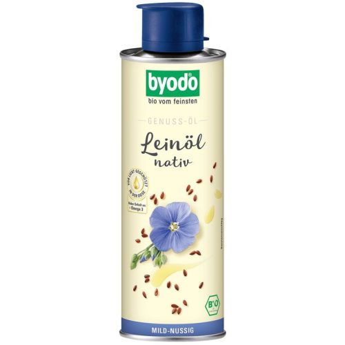 Lenolaj, natív, bio, Byodo (250ml)