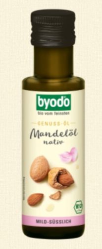 Mandulaolaj, natív, bio, Byodo (100 ml)