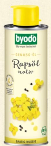 Repceolaj, natív, bio, Byodo (250ml)