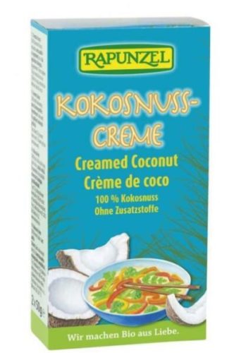 Kókuszkrém, bio, Rapunzel (2*50g)
