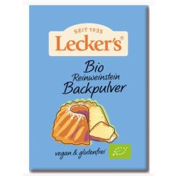Borkő sütőpor, bio, Lecker's (4*21g)