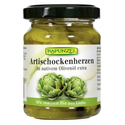 Articsókaszívek olivaolajban, bio, Rapunzel (120 g)
