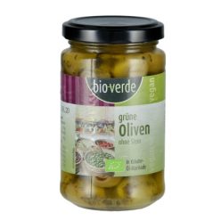   Zöld magozott olivabogyó felöntőlében, bio, Bio Verde (200g)