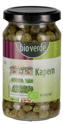 Kapribogyó ecetes lében, bio, Bio Verde (180g)