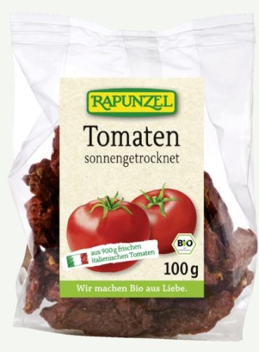 Szárított paradicsom, felezett, bio, Rapunzel (100g)