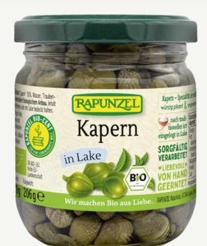 Kapribogyó fehérborecetes lében, bio, Rapunzel (120g)