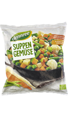 Császár zöldségkeverék, fagyasztott, bio, Dennree (450g)