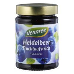 Feketeáfonya lekvár, bio, Dennree (340g)