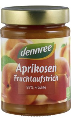 Sárgabarack lekvár, bio, Dennree (340g)