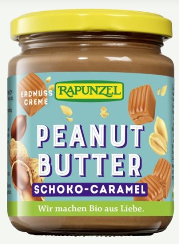 Földimogyorókrém, karamellás, bio, Rapunzel (250g)