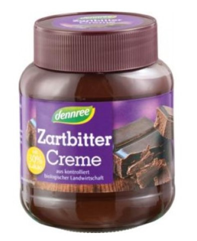 Étcsokoládé krém, bio, Dennree (400g)