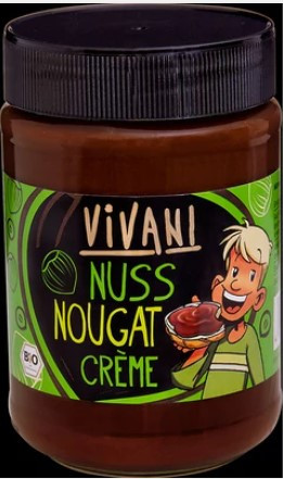 Mogyorós nugátkrém, bio, Vivani (400 g)