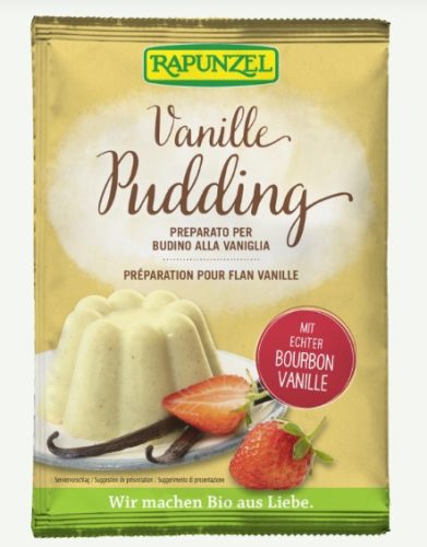 Pudingpor, vaníliás, bio, Rapunzel (40 g)