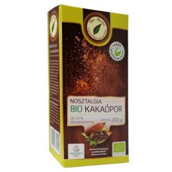   Nosztalgia kakaópor, bio, Bio Berta (200g) 10-12% zsírtartalommal