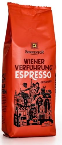 Bécsi csábítás espresso kávé, őrölt, bio, Sonnentor (500g)