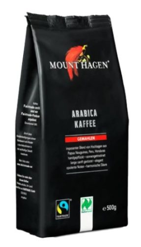 Pörkölt kávé, őrölt, Arabica, bio, Mount Hagen (500g)