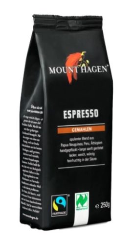 Pörkölt kávé, őrölt, Fair Trade, bio, Mount Hagen (250g)