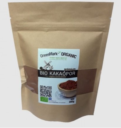 Kakaópor, bio, GreenMark (200 g)