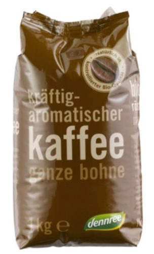 Espresso kávé, szemes, bio, Dennree (1000g)