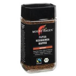   Instant kávé, Pápua Új-Guinea, Fair Trade, bio, Mount Hagen (100g)