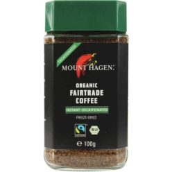 Instant kávé, koffeinmentes, bio, Mount Hagen (100g)