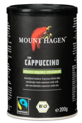 Instant cappuccino, dobozos, Fair Trade, bio, Mount Hagen (200 g)
