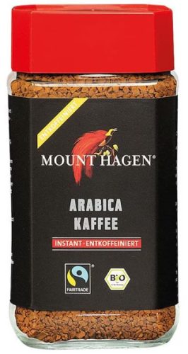 Instant kávé, koffeinmentes, Arabica, bio, Mount Hagen (100g)