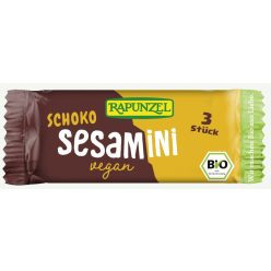 Csokoládés szezámszelet, bio, Rapunzel (27 g)