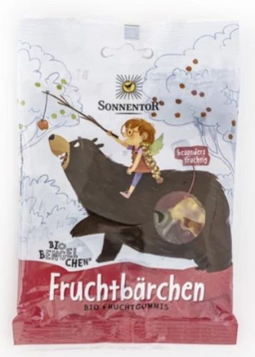 Rosszcsont gyümölcsös gumimaci, bio, Sonnentor (100g)
