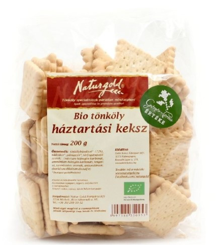 Háztartási keksz, bio, Naturgold (200g)