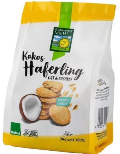 Zabkeksz, kókuszos, bio, Bohlsener Mühle (125g)