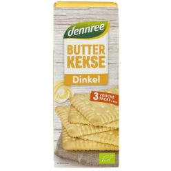 Vajas keksz tönkölybúzából, bio, Dennree (150g)