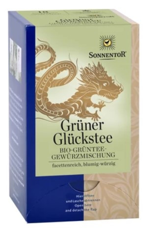 Boldogság zöld tea, filteress, bio, Sonnentor (20db- os)