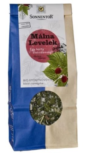 Málnalevél tea, szálas, tasakos, bio, Sonnentor (50g)