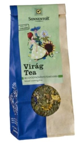Virág tea, szálas, tasakos, bio, Sonnentor (40 g)