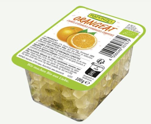 Kandírozott narancshéj kukoricasziruppal, bio, Rapunzel (100g)