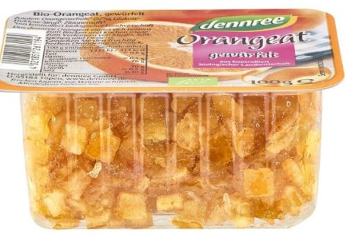 Kandírozott narancshéj, bio, Dennree (100g)