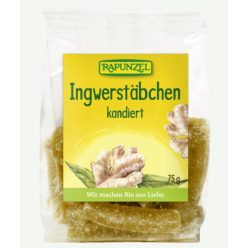 Kandírozott gyömbércsíkok, bio, Rapunzel (75g)
