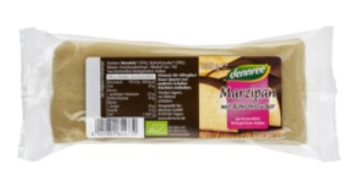 Marcipán nyers nádcukorral, bio, Dennree (250g)