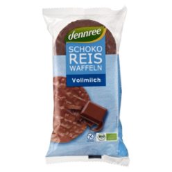 Rizsszelet, tejcsokis, bio, Dennree (100g)