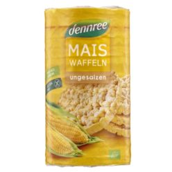 Puffasztott rizsszelet, natur, bio, Dennree (100g)